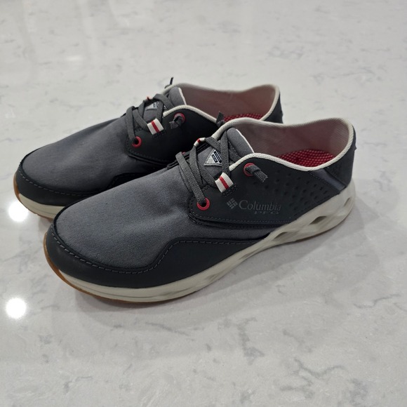 Columbia Other - Columbia Mens PFG Bahama Vent Loco Relaxed II Boat Shoes Grey Size 9.5W